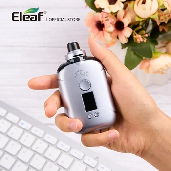 Оригинальный Eleaf FlasQ Pod Mod Kit 1370 мАч батарея 40 Вт с катушкой GTL 0.4Ом/катушкой GTL 0.8 Ом Электронная сигарета Vape
