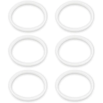 6 Упаковок резиновых прокладок, сменное уплотнение, Белое уплотнительное кольцо для чашек блендера Ninja, запасные части, уплотнения BL770 Small