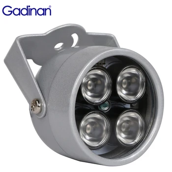 Gadinan на открытом воздухе ИК инфракрасный водонепроницаемый ночного видения CCTV светодиоды заполняющий свет 4 массива ИК светодиодный осветитель для IP-камеры видеонаблюдения