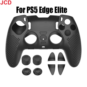 JCD 9 in1 Для PS5 Elite Ручка Силиконовый Чехол Для PS5 Edge Беспроводная Игровая ручка Защитный Чехол L1R1 Аксессуары для Расширенных Ключей
