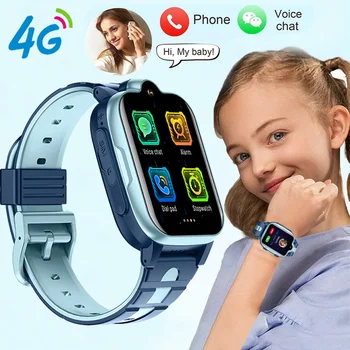 2023 4G Детские Смарт-часы Для Детей GPS SOS HD Видеозвонок Отслеживание Местоположения Smartwatch Часы SIM-Карта Детские Водонепроницаемые Часы