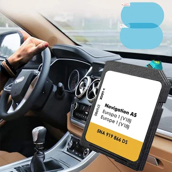 32 ГБ SD-карта Навигации AS V18 ДЛЯ VW Discover Media GPS 2023 Карты Европы Navi Tiguan Transporter Car