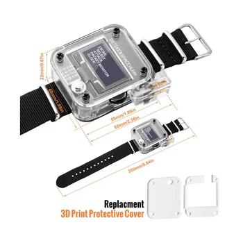 DSTIKE Deauther Watch V3 ESP8266 Программируемая плата разработки Носимые Умные часы OLED и тестовый инструмент