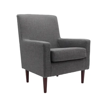 Кресло для отдыха, Темно-Серая Полиэфирная ткань, Мебель для гостиной, Кресло Для гостиной, Удобное, Простое и Современное, Спальня