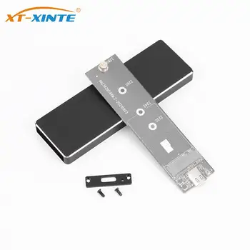 Корпус мобильного жесткого диска с двойным протоколом M.2 к USB Type C для M2 SATA и NVME B Key M Key B + M Key 2230 2242 2260 2280 SSD Case
