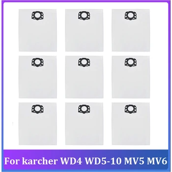 9 Шт. пылесборник для Karcher WD4 WD5-10 MV5 MV6 Запчасти для робота-пылесоса, Аксессуары