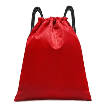 Высококачественные сумки на заказ с логотипом, простой рюкзак с лучом, Легкая уличная сумка, Оксфордская спортивная сумка на шнурке для мужчин
