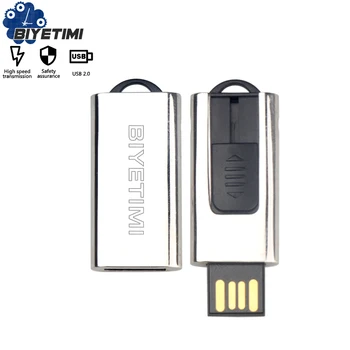 Biyetimi новый шаблон USB флэш-накопитель 128 ГБ флеш-накопитель 64 ГБ 32 ГБ флешка флешка водонепроницаемый серебряный u-диск memoria USB-накопитель в подарок