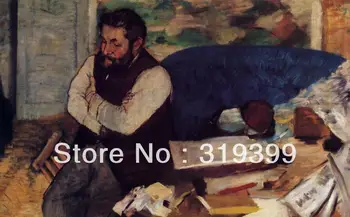 Репродукция картины маслом на льняном холсте, Диего-Мартелли, 1879, Эдгар Дега, Бесплатная доставка, ручная работа, высочайшее качество