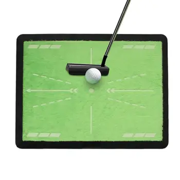 Коврики для тренировок в гольфе Портативный коврик для игры в гольф, нескользящий и разноцветный, для тренировок в помещении из хрустального бархата