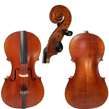 Редкая Профессиональная виолончель song maestro с 5 струнами 4/4, модель Stradivarius #15316