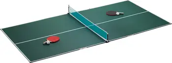 Портативная столешница для настольного тенниса, превращающая любую поверхность в игровой стол для быстрого развлечения в любом месте, зеленая, один размер