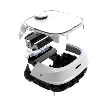 Автоматическая навигация TECBOT M1 LDS для уборки пола в доме, автоматический влажный и сухой умный пылесос со шваброй, саморасполаскивающийся