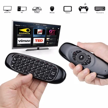 Пульт дистанционного управления C120 2.4 Air Mouse, беспроводная клавиатура для KODI Android Mini TV Box