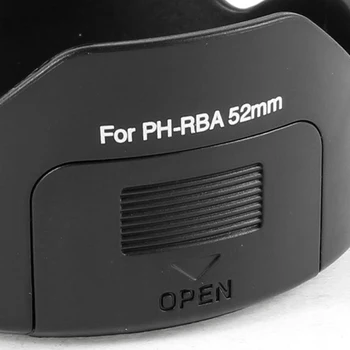 Черная бленда для объектива PH-RBA 52 мм для Pentax SMCP-DA 18-55 мм f/3,5-5,6 AL