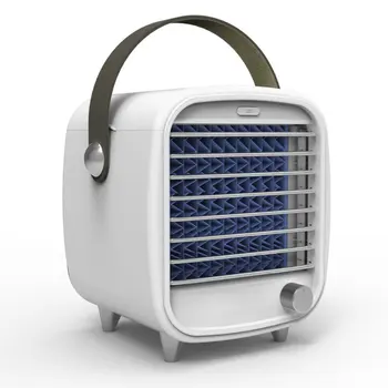 Мини-кулер, пластиковый маленький вентилятор без листьев для дома, Мини-вентилятор для кондиционирования воздуха, мини портативный увлажнитель воздуха второго поколения