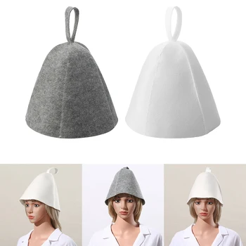 Анти-жара сауна шляпа быстросохнущая сгущает фетровая шапочка для защиты волос СПА полотенце шлемы аксессуары для ванной комнаты
