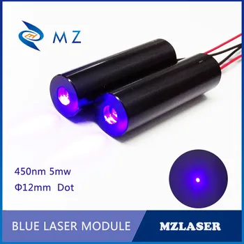 Лазер в синюю точку 12 мм 450 нм 5 МВт синий промышленный класс APC с приводом постоянной мощности лазерный модуль