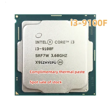 Используемый Intel Core i3 9100F 3,6 ГГц SRF7W/SRF6N Четырехъядерный четырехпоточный процессор 65 Вт 6 М Процессор LGA 1151