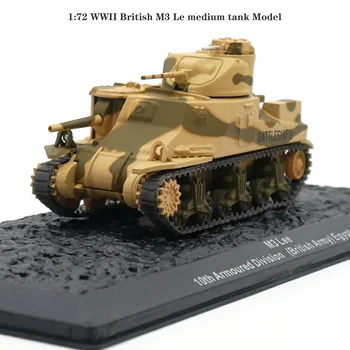 Редкая модель британского среднего танка M3 Le времен Второй мировой войны 1: 72 из сплава, коллекционная модель готовой продукции