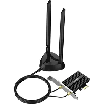 1800 Мбит/с 802.11AX WiFi 6 PCI-e Wi-Fi Адаптер Bluetooth 5,2 Беспроводная Сетевая карта PCI Express Antena 5G Для ПК Win10/11