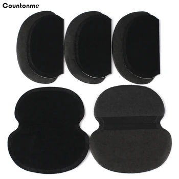 200 Шт (100 пар) Черные Одноразовые Прокладки для подмышек Хлопчатобумажные Прокладки для пота подмышек Большого Размера, Защитные впитывающие прокладки