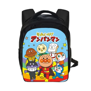 Новый Школьный рюкзак Anpanman's, Студенческий рюкзак для учащихся начальной школы, Большой Емкости, Мультяшный милый Рюкзак с Хлебом Супермена