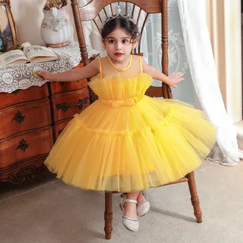2023 Newborn Clothes Vestidos Baby Girl Dresses Party And Wedding Robe Princesse Fille 1 Year Birthday платье для девочки