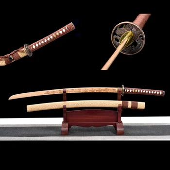 Новый Меч Иайдо, Деревянный Меч в ножнах, Бамбуковый меч, Реквизит для занятий боевыми искусствами Кендо, Самурайская Катана для Косплея