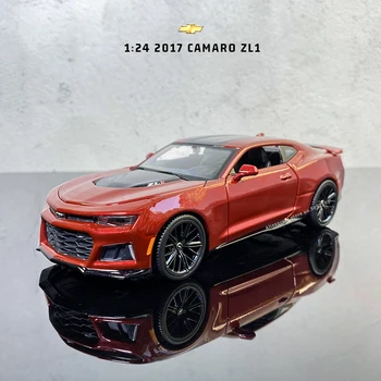 Maisto 1:24, Новинка 2017, Chevrolet Camaro ZL1, коллекция моделей легкосплавных автомобилей, подарочные игрушки для мальчиков, игрушки