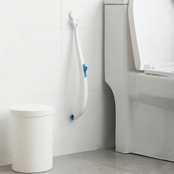 Дельфин современная подвесная щетка для унитаза, скребок для ванной комнаты, средство для чистки унитаза, настенные аксессуары для ванной комнаты для чистки унитаза