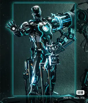 Подлинный Marvel Железный Человек Mms672 Специальное издание Mark Suit-up Gantry ПВХ Фигурка Модель Игрушки Коллекционный Подарок Мальчику На День Рождения