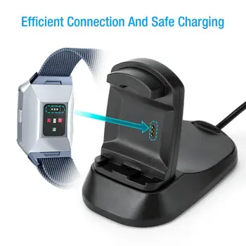 Зарядное Устройство для смарт-часов Fitbit Ionic, Зарядное устройство для смарт-часов, USB-кабель Для Зарядки, док-станция, Зарядное Устройство Для смарт-часов Fitbit Ionic
