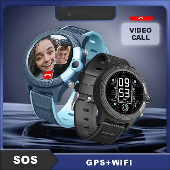 2023 Новые детские часы GPS Трекер для девочек и мальчиков HD Камера Смарт-часы для детей 4G Монитор Видеозвонков SOS Умные часы Горячая Распродажа