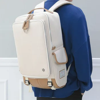 Новый Модный Высококачественный рюкзак с нишевым дизайном, Водонепроницаемый Простой Корейский вариант студенческого рюкзака, 17-дюймовая сумка для ноутбука