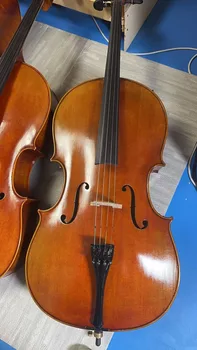 Монтаньяна 1743 Виолончель ручной работы Европейская еловая виолончель 4/4 Винтажный Маслянистый лак для виолончели Взрослый студенческий струнный инструмент