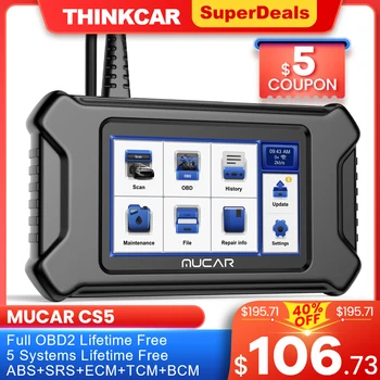 MUCAR CS4 CS5 CS6 Профессиональный Автомобильный Диагностический Инструмент Автомобильный Сканер Obd2 Автоматический Считыватель кода Диагностика Obd Diagnost Scan Wifi