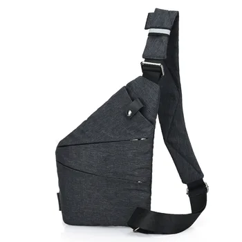 Новая нагрудная сумка на одно плечо, облегающая противоугонная сумка для оружия, сумка через плечо, светоотражающий рюкзак, сумки для мужчин
