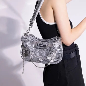 Новая трендовая сумка Y2K на плечо, модные сумки через плечо в готическом стиле для девочек-специй, женские сумки через плечо в стиле Уличного панка, универсальные дизайнерские сумки-мессенджеры