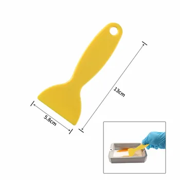 Желтый Пластиковый Шпатель для 3D-принтера WANHAO D8/ANYCUBIC/Nova, Аксессуары для Чистки Желобов из смолы, Пластиковый Шпатель