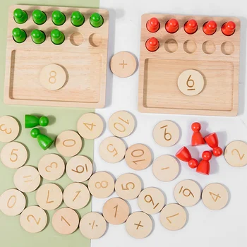 Обучающая игрушка для детского сада по математике и счету Для вычитания, набор для манипуляций с сложением, Домашнее вычитание Для детей
