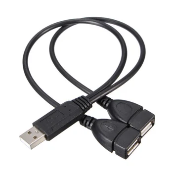Удлинительный кабель Usb2.0 2 в 1, USB-кабель для передачи данных, кабель для зарядки жесткого диска, подключение сетевой карты