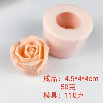 PRZY-Силиконовая форма для букета роз, форма для красивых цветов роз, Формы для мыльных свечей, HC0321