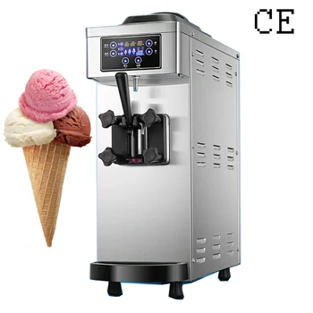 Коммерческая Машина для производства Мороженого с одной Головкой, Многофункциональное Маленькое Клубничное мороженое Пломбир Для Продажи В Мексике