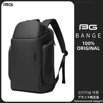 Рюкзак BANGE для ноутбука с USB-зарядкой, 15,6-дюймовый рюкзак, мужской водонепроницаемый деловой рюкзак, повседневный Оксфордский рюкзак для ноутбука