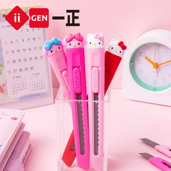 Новый Совместный бренд Yizheng Sanrio Аниме Hello Kitty/Melody Креативный Мультяшный Универсальный Нож Студенческая Точилка Для Резки Школьных Принадлежностей
