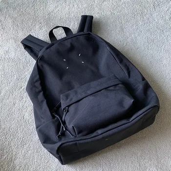 мужской и женский холщовый рюкзак, простой школьный рюкзак с четырьмя угловыми швами, рюкзак для отдыха, студенческий рюкзак для взрослых