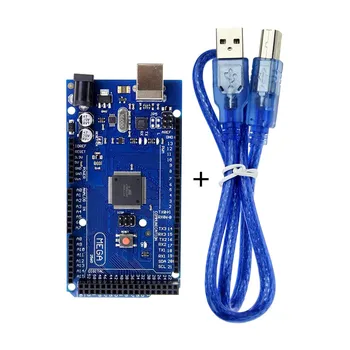 Плата MEGA 2560 R3 ATMEGA16U2 ATMEGA2560-16AU + 30 см USB-кабель для Arduino