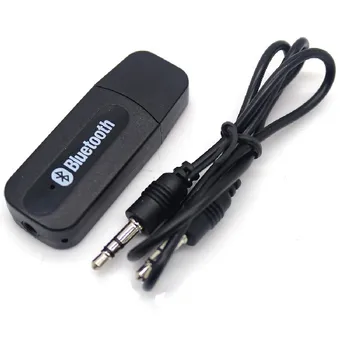 оптовая продажа, USB Беспроводной Bluetooth Музыкальный стереоприемник, адаптер, усилитель, ключ, аудио, домашний динамик 3,5 мм