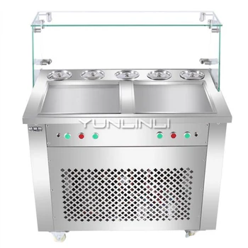 Коммерческая машина для Смешивания мороженого, Машина для перемешивания йогурта с двойным Управлением, Машина для производства рулонов мороженого HX-CB25S